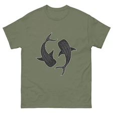 Whale Shark T-Shirt Ocean Sea Life Graphic Tee Marine Animal Beach Shirt Gift
