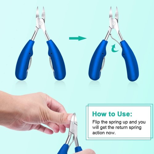 Thick Toe Nail Heavy Clippers Scissors Fungus Ingrown Chiropody Podiatry Plier - Picture 16 of 32