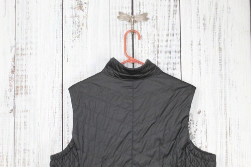 LL Bean Women's Fleece Lined PrimaLoft Vest Black Size 2X Plus - Picture 7 of 9