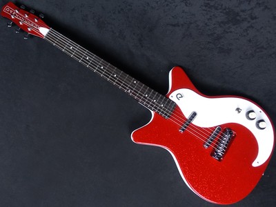 E-Gitarre Danelectro 59M NOS+ Metal Flake Red Made in Korea S/N 112744