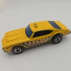 1969 Hot Wheels Redline MAXI CHECKERBOARD TAXI - Good Condition !
