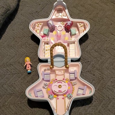 Polly Pocket Star Compact Doll Playset w/ Figure 1992 by Bluebird
