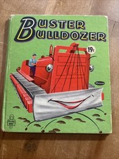 Buster Bulldozer Book By Catherine Danner 1952 Children's Vintage Whitman Books