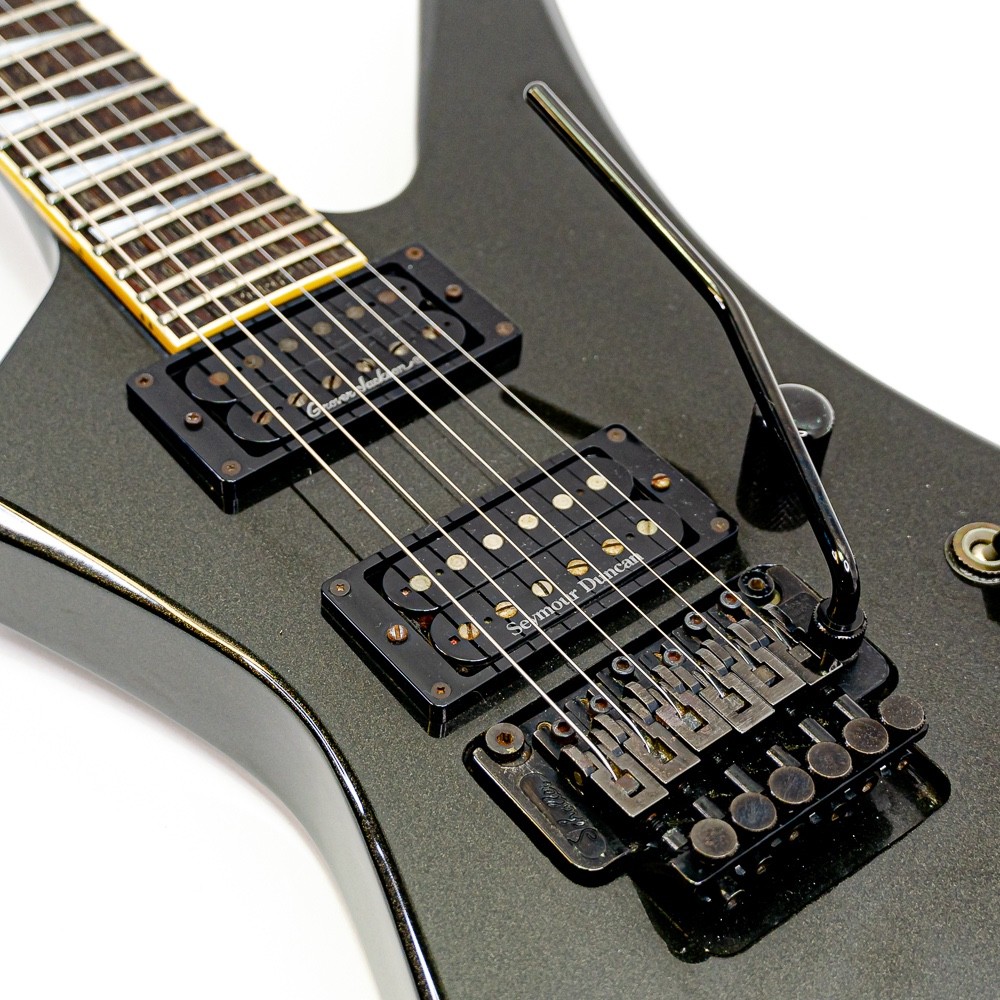 1997 Grover Jackson Kelly Dark Green Sparkle - Repaired Headstock