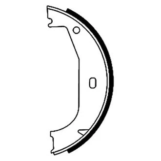 For BMW 328i 1996-1999 Pagid 355050351 Rear Parking Brake Shoe Set - Изображение 3 из 3