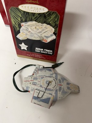 Vintage Hallmark Star Trek Ornaments Lot 5 Voyager~Deep Space Nine