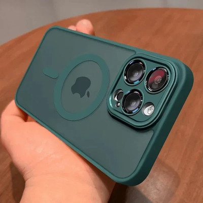Shockproof MagSafe Case For iPhone 16 15 14 13 12 Pro Max Magnetic Cover
