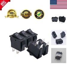 5Pcs Rocker Switch 2 Pins 2 Position ON/Off AC 15A/125V 20A/12VDC SPST Car Bo...