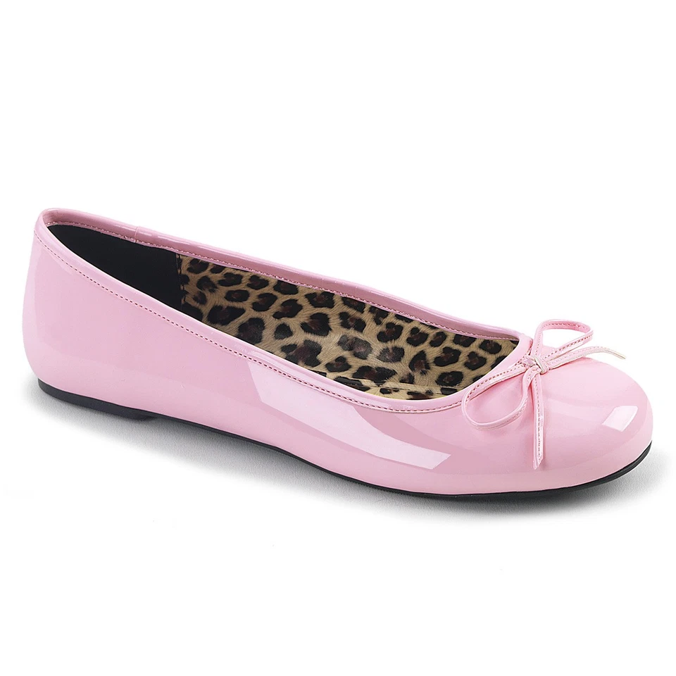 (US-10) Pleaser Pink Label Anna-01 Ballerinas pink EUR 40