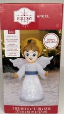 Kaleidoscope Angel Lighted Holiday Airblown Yard Inflatable 3.5 ft - New