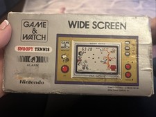 Nintendo Snoopy Tennis Game & Watch SP-30 In Original Box