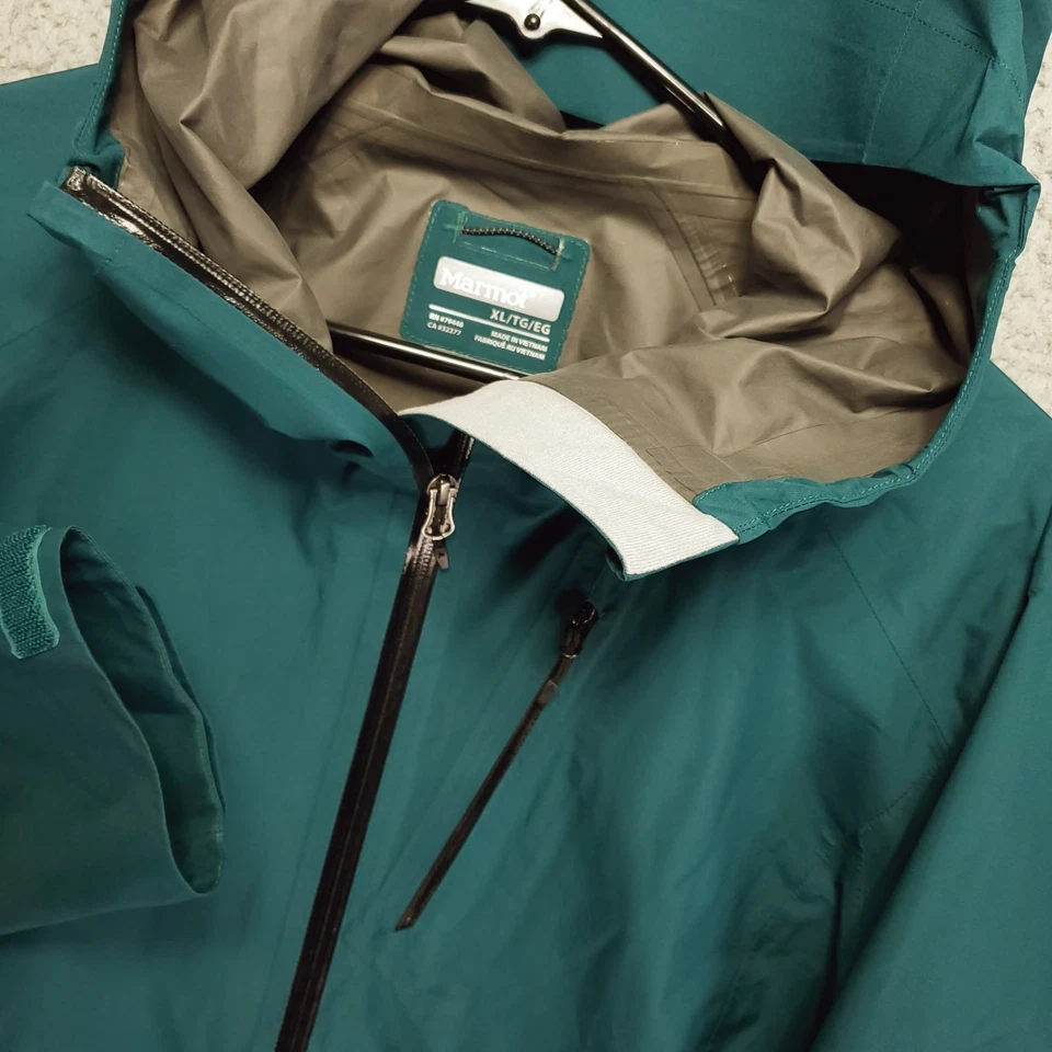 Marmot Knife Edge GORE-TEX Jacket Womens XL Teal Waterproof Rain Shell EUC Gorp - Image 2 of 4