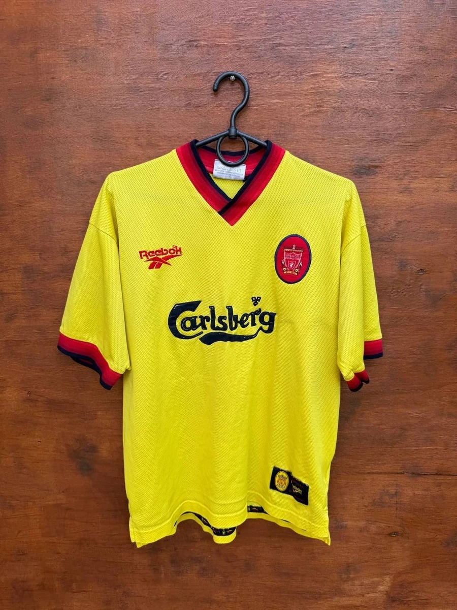 Reebok Liverpool Yellow International Club Soccer Fan Apparel and