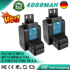 2x Batteria per Hilti Ni-MH BP60 BP72 BP40 C7/24 C7/36 TCU 7/36 TE5A BP 60 TE5A 24V