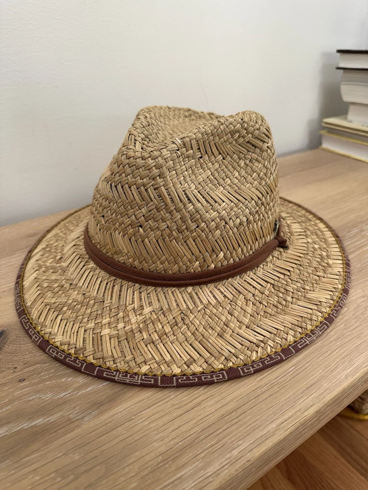TOMMY BAHAMA HAT L/XL MENS SAFARI LIFEGUARD RUSH STRAW SUN BEACH UPF50 EXC