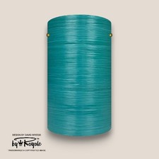 Shatterline Spun Fibreglass Lamp Shade British Made By Royale 9" x 5" Turquoise