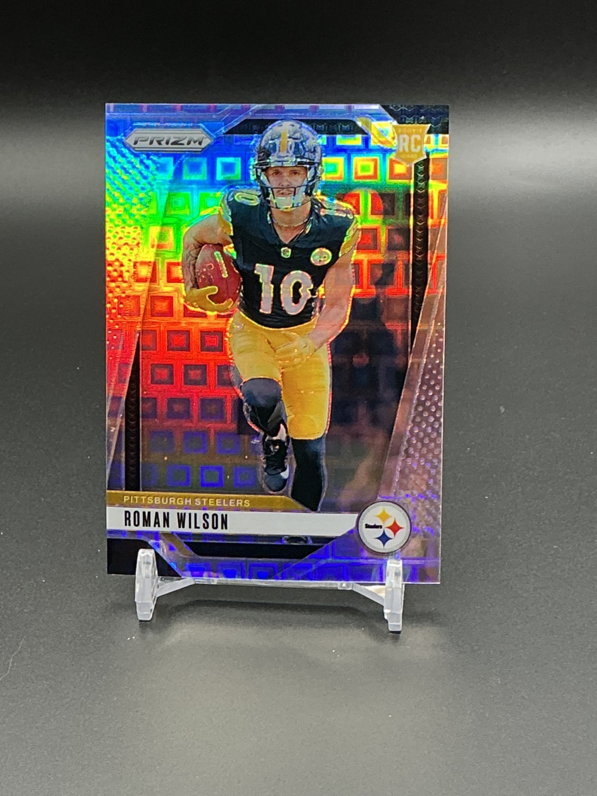 2024 Panini Prizm #384 Roman Wilson - Pandora Prizm /400 RC