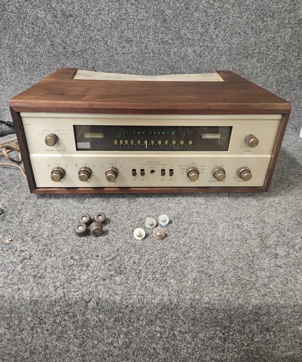 アンプ STEREO RECEIVER A-500 The Fisher 500C FM Tube Stereo Receiver - Serviced - MPX 65 | eBay
