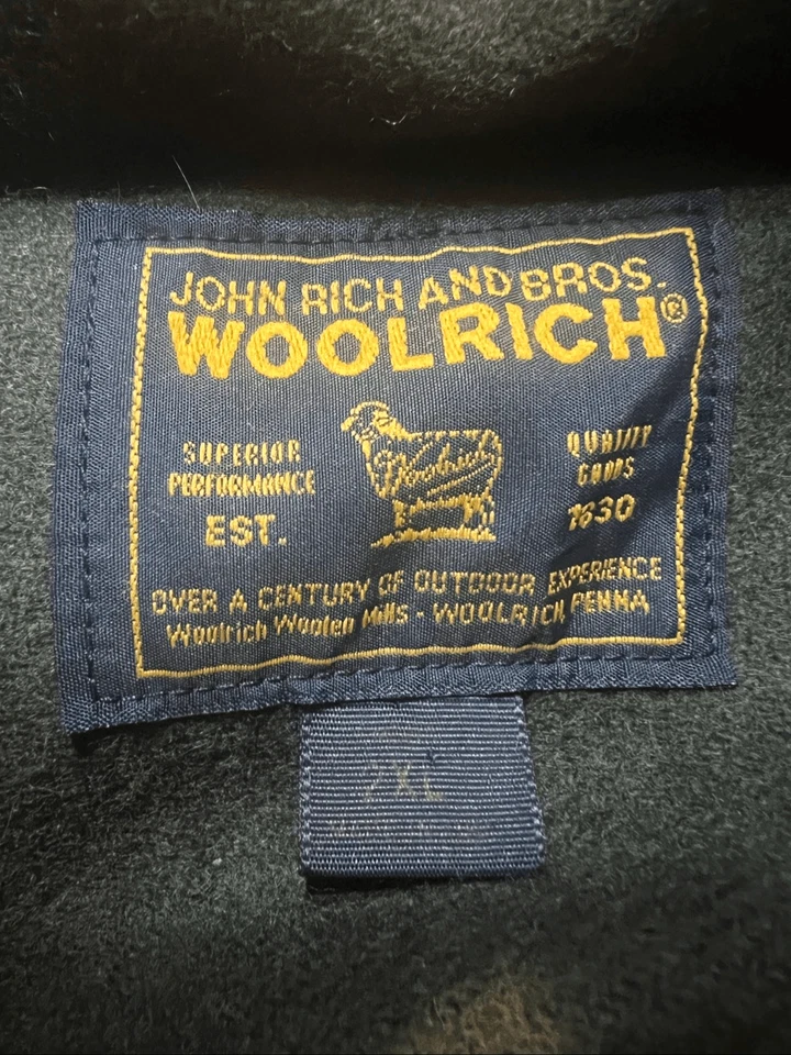 Woolrich Vintage Men’s Wool Mackinaw Jacket Olive Green Sz 2XL NWOT - Image 3 of 4