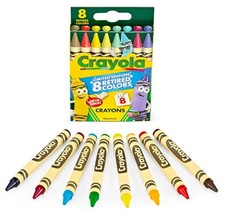 2 Boxes Crayola Crayons Limited Edition 8 RETIRED Popular Colors Brand New