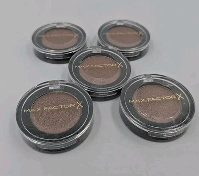 5 X MAX FACTOR Masterpiece Mono Eyeshadow - Magnetic BROWN - New And Sealed