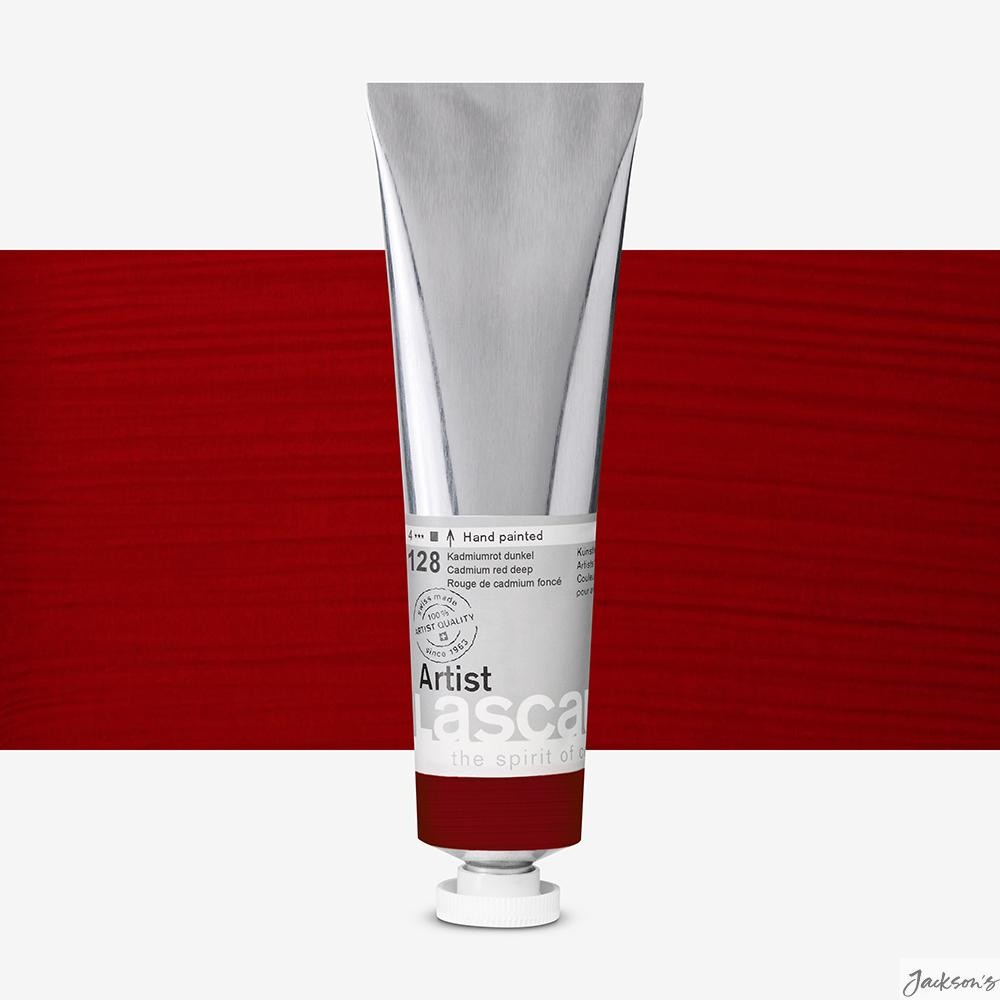 Lascaux Artist Acrylic Paint Tube 45ml Cadmium Red Deep For Art Painting