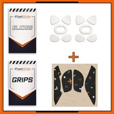 FeetGlide Mouse Skates  Grip Tape Bundle for GravaStar Mercury X Pro