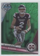 2023 Bowman U Chrome Green Shimmer Refractor 76/99 Will Rogers #179 3hd