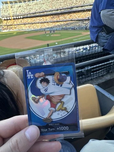 2026 ONE PIECE LOS ANGELES DODGERS MONKEY D LUFFY DON CARD PROMO 7/2/26 SEALED