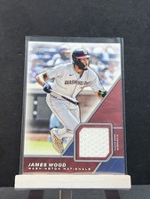 2026 Topps Baseball James Wood Relic Major League Materials Nationals    BIN