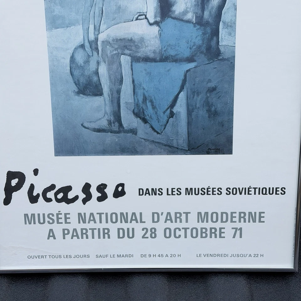 Póster Picasso 1971 Museo Nacional de Arte Moderno París Exposición Francia Foto 3 de 4