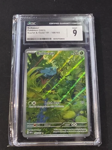 CGC 9 MINT Bulbasaur 166/165 Sv: Scarlet & Violet 151 Holo