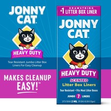 Jonny Cat Litter Box Liners: Fresh Scent - Heavy Duty - Tear  Leak Resistant -