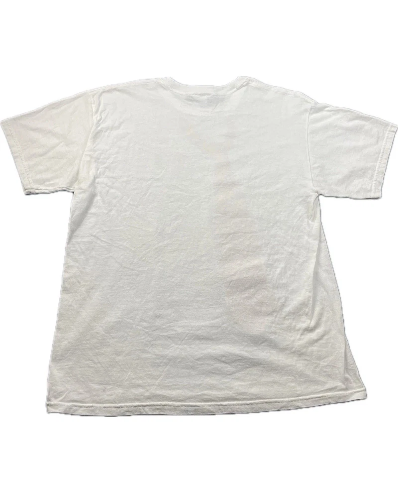 NCAA Miami Hurricanes Team Color Corbata Ropa Blanco Camiseta Talla L Gráfico Foto 2 de 4