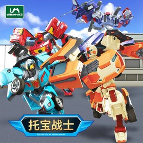 Tobot transformable robot toy anime cartoon brother action doll