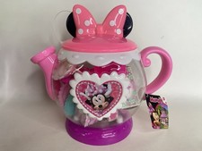 Disney Junior Minnie Mouse Bowtastic Teapot Playset Tea Party Pretend Play NEW