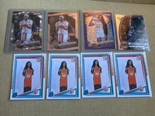 Aneesah Morrow Lot of (8) LSU, Connecticut Sun, Cracked Ice, Blue Velocity Prizm
