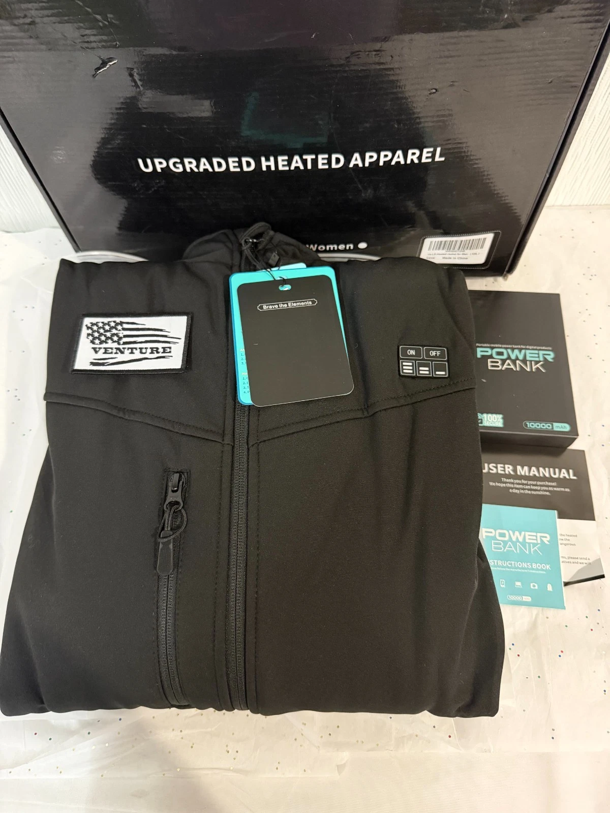 New Men’s Brave The Elements Heated Battery Jacket Coat with Hood Size 2XL
Opens in a new window or