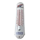 Vintage Honda Automobiles Sign - Service Gas Pump Sign on Porcelain Thermometer