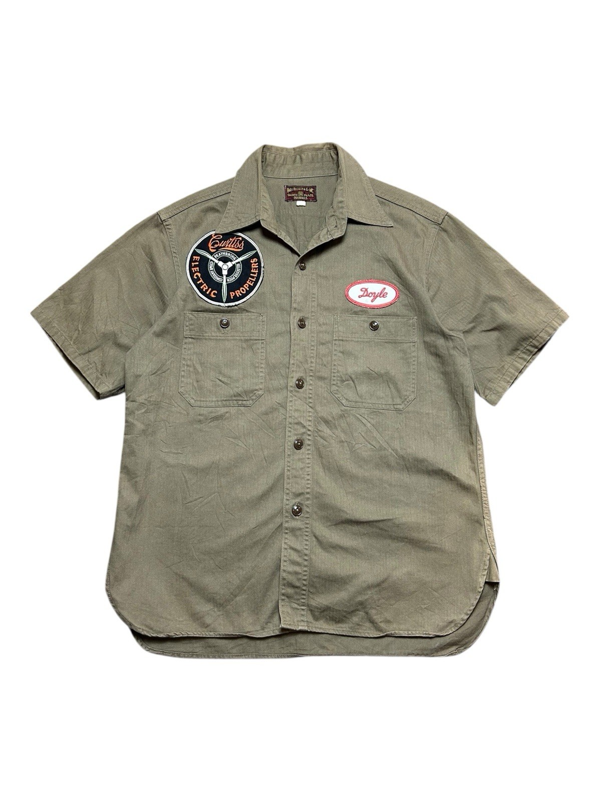Buzz Ricksons Herringbone Work Shirt CURTISS ELEC… - image 1