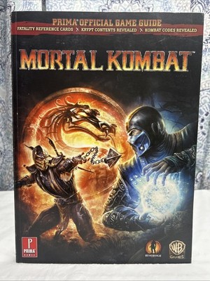Prima Official Game Guide - Mortal Kombat W/ Fatality Reference Cards PRE-OWNED