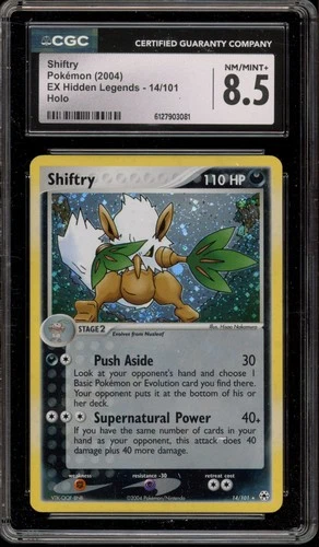 Pokemon Shiftry EX Hidden Legends Holo Rare #14 CGC 8.5
