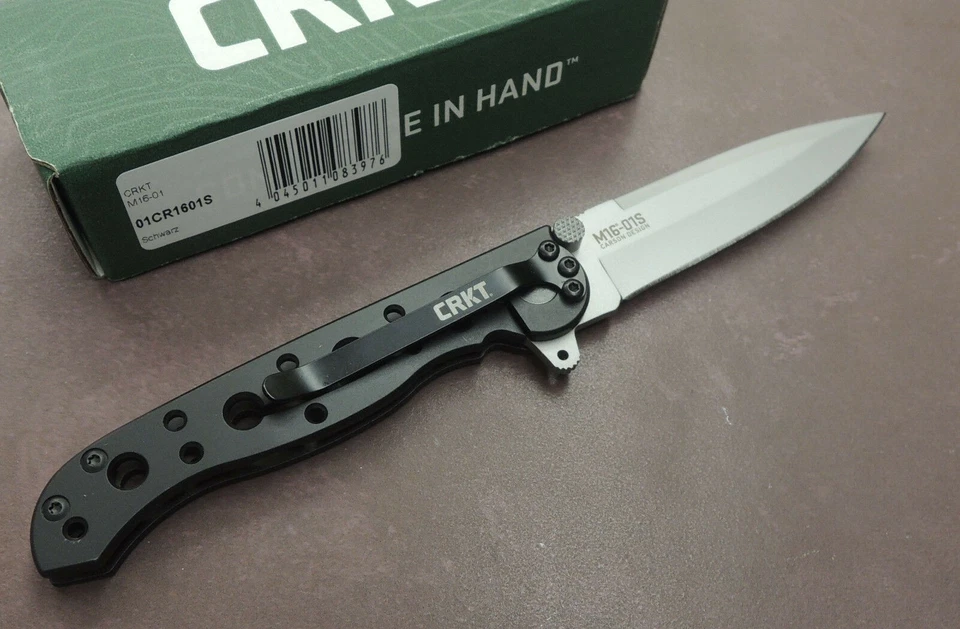 CRKT Messer M16-01 Messer Taschenmesser 8Cr13MoV Stahl by Kit Carson 01CR1601S - Bild 2 von 2