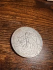 1 oz silver round - Prospector on the face Western Town on Reverse