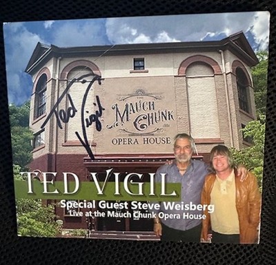 TED VIGIL - LIVE AT MAUCH CHUNK OPERA HOUSE CD Autographed RARE