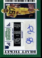 2019 CONTENDERS COLLEGE TICKET #192 JALEN JELKS AUTO OREGON DUCKS FOOTBALL