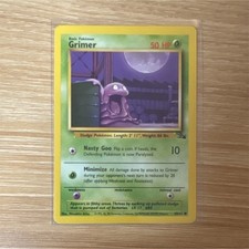 first edition grimer pokemon card - 088/165 - Pokemon 151 - Reverse Foil [1G] Sludge Toss (20) Weakness / Resistance / Retreat Cost Grimer 2000 Pokemon Team Rocket