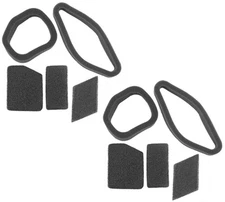 PowerFit 2 Pack Universal Air Filter Kits - AC04128-2PK