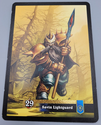 World of Warcraft - WOW TCG OVERSIZE HEROES: Savin Lightguard - Zwerg Paladin