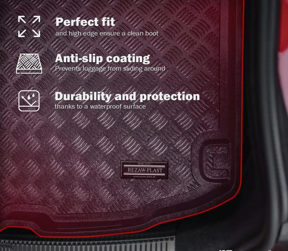 Rezaw-Plast Cargo Mat for Lexus GX470 2003-2009 & 3rd Row Folded Odor Custom Fit - Image 2 of 4